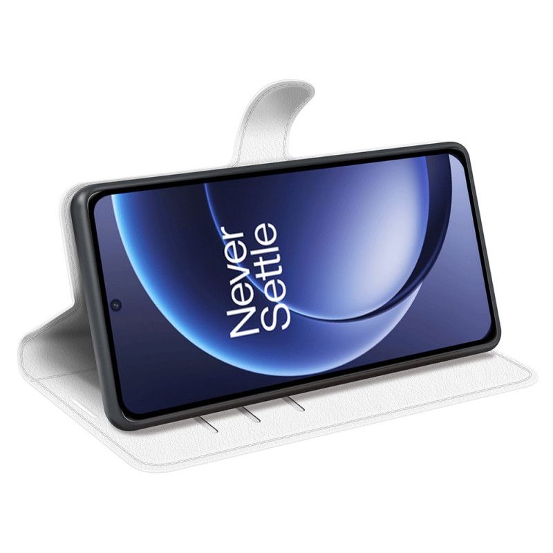 Skórzany Futerał Oneplus 15 Etui Na Telefon Liczi Ze Sztucznej Skóry