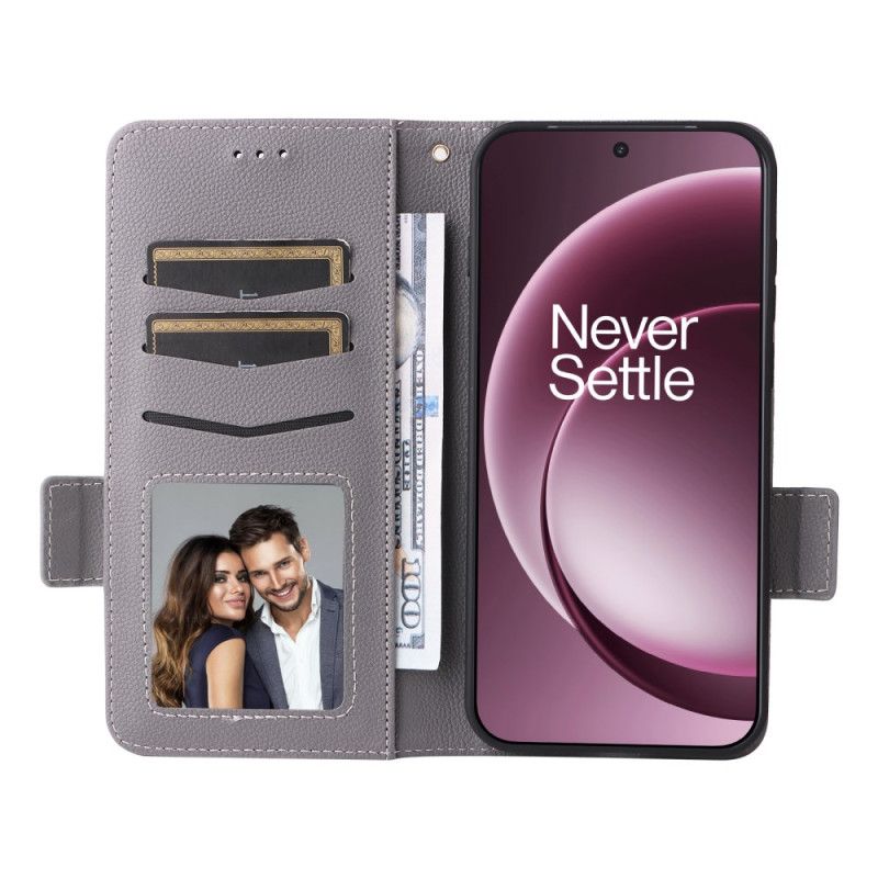 Skórzany Futerał Oneplus 15 Etui Na Telefon Skóra Syntetyczna Z Paskiem