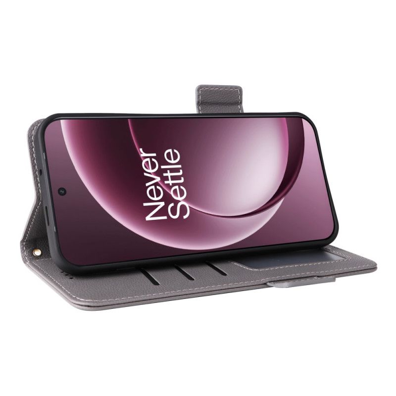 Skórzany Futerał Oneplus 15 Etui Na Telefon Skóra Syntetyczna Z Paskiem