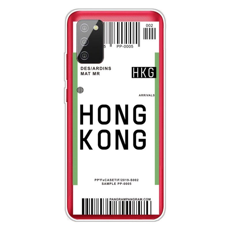 Etui Samsung Galaxy A02s Karta Pokładowa Do Hongkongu