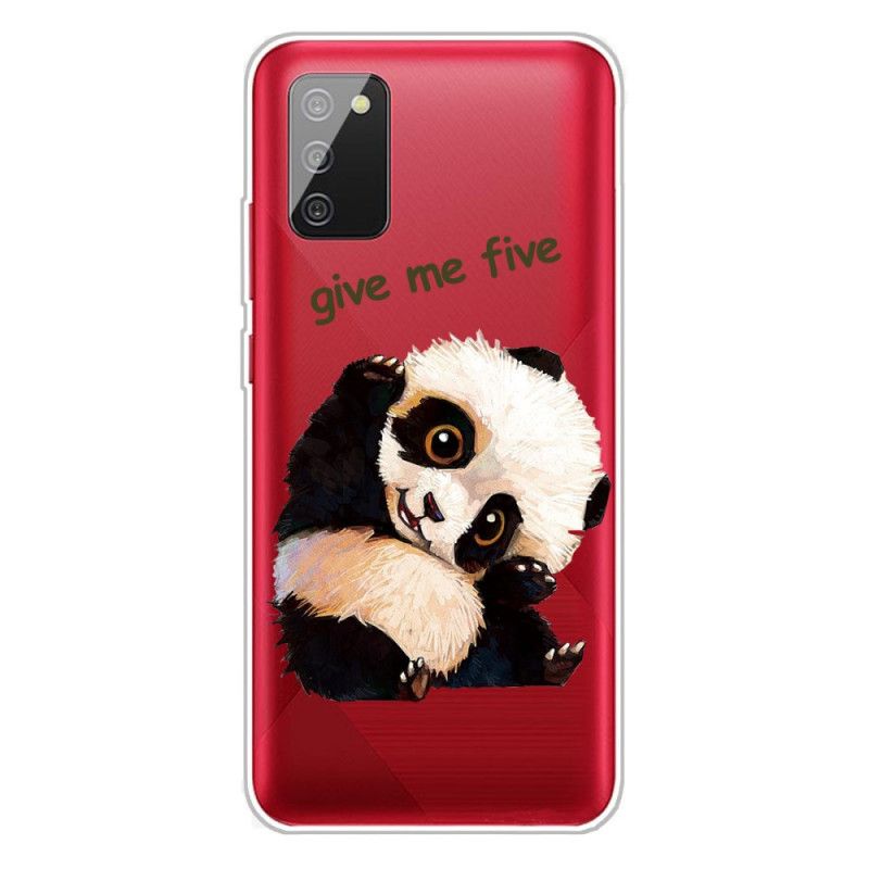 Etui Samsung Galaxy A02s Przezroczysta Panda. Daj Mi Pięć Etui Ochronne