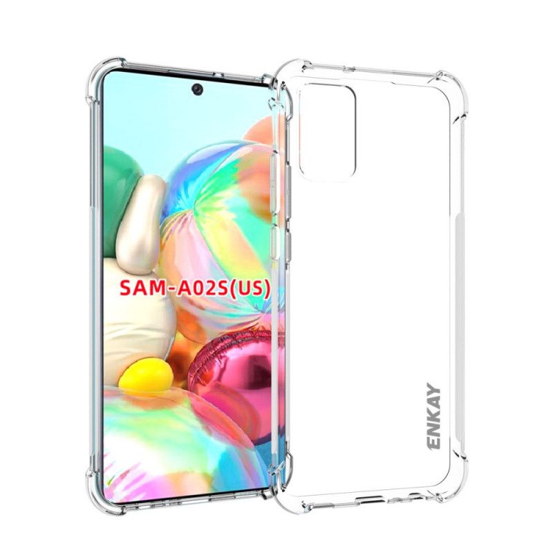 Etui Samsung Galaxy A02s Przezroczysty Enkay