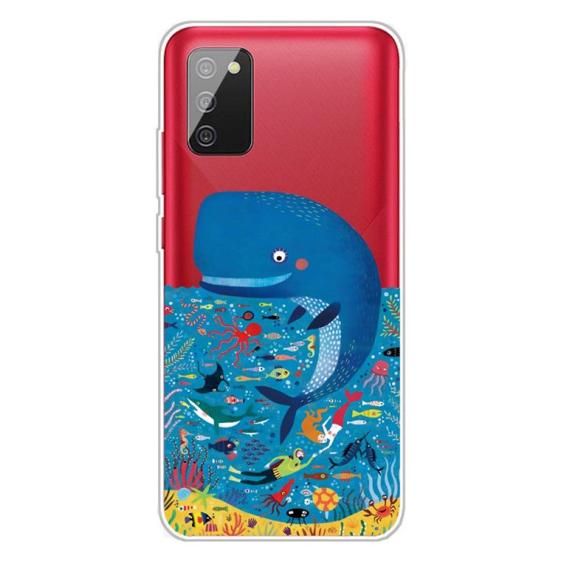 Etui Samsung Galaxy A02s Świat Morski