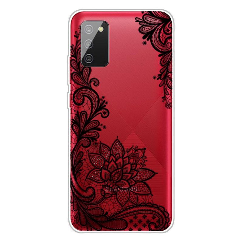 Etui Samsung Galaxy A02s Wysublimowana Koronka Etui Ochronne