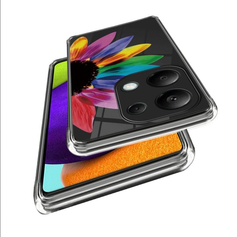 Etui Do Xiaomi Redmi Note 13 Pro 4g Kolorowy Kwiat