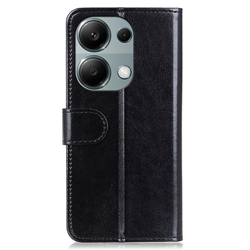 Etui Folio Xiaomi Redmi Note 13 Pro 4g Sztuczna Skóra Lakierowana