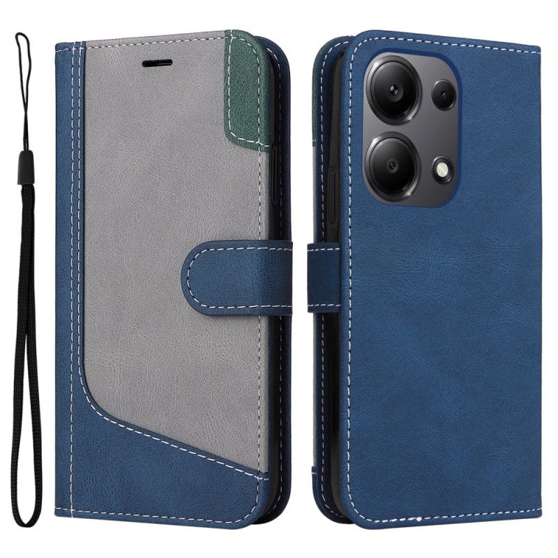 Etui Folio Xiaomi Redmi Note 13 Pro 4g Trójkolorowy