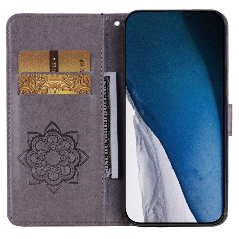 Etui Folio Xiaomi Redmi Note 13 Pro 4g Zawieszka Na Smycz Z Sową