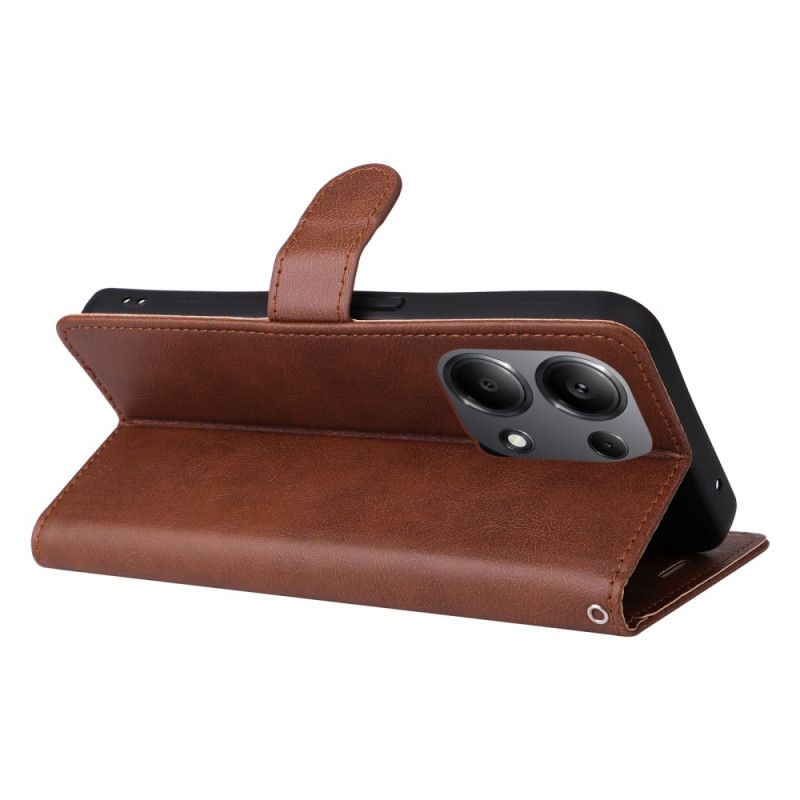 Etui Folio Xiaomi Redmi Note 13 Pro 4g Zwykły Z Paskiem Etui Ochronne