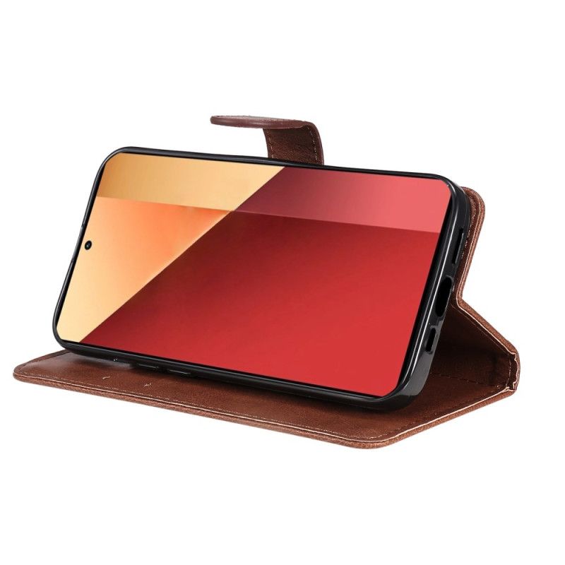 Etui Folio Xiaomi Redmi Note 13 Pro 4g Zwykły Z Paskiem Etui Ochronne