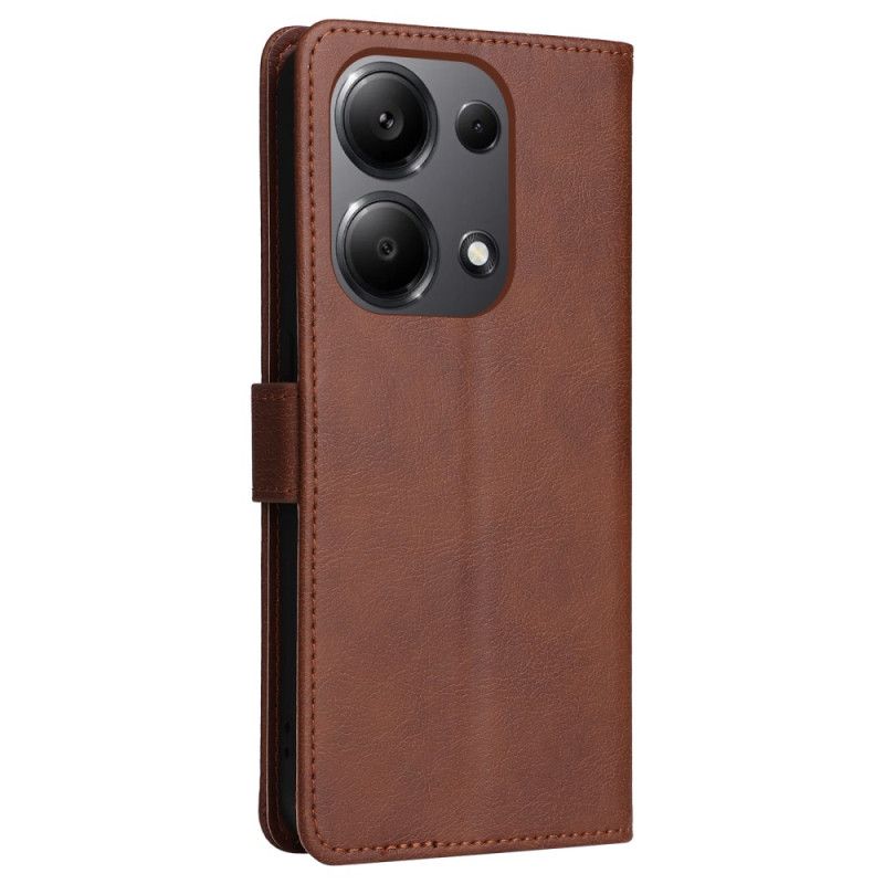 Etui Folio Xiaomi Redmi Note 13 Pro 4g Zwykły Z Paskiem Etui Ochronne