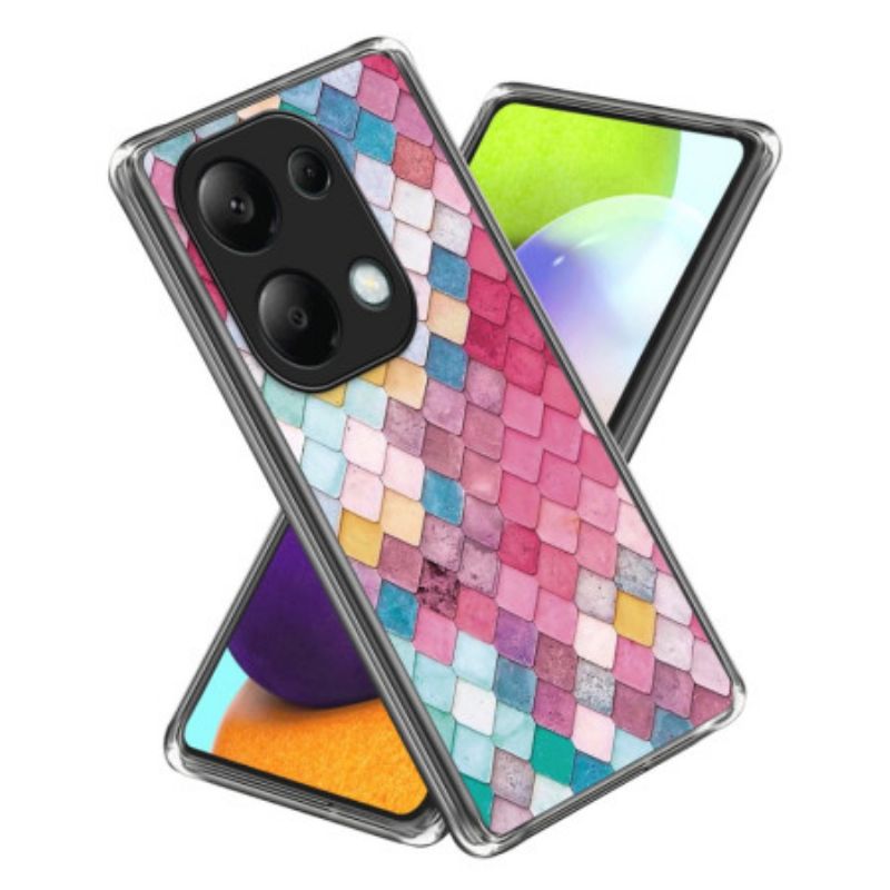 Etui Xiaomi Redmi Note 13 Pro 4g Kolorowa Ściana Etui Ochronne