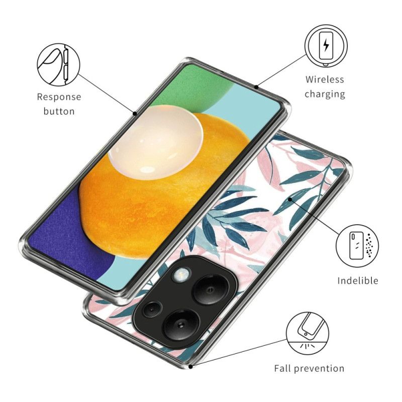 Etui Xiaomi Redmi Note 13 Pro 4g Liście Etui Ochronne