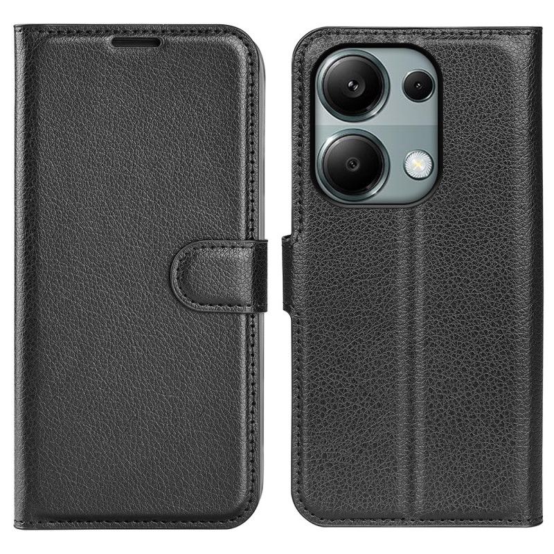 Obudowa Xiaomi Redmi Note 13 Pro 4g Etui Na Telefon Klasyczna Sztuczna Skóra Litchi