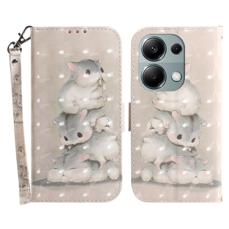 Pokrowce Xiaomi Redmi Note 13 Pro 4g Chomiki Z Paskiem