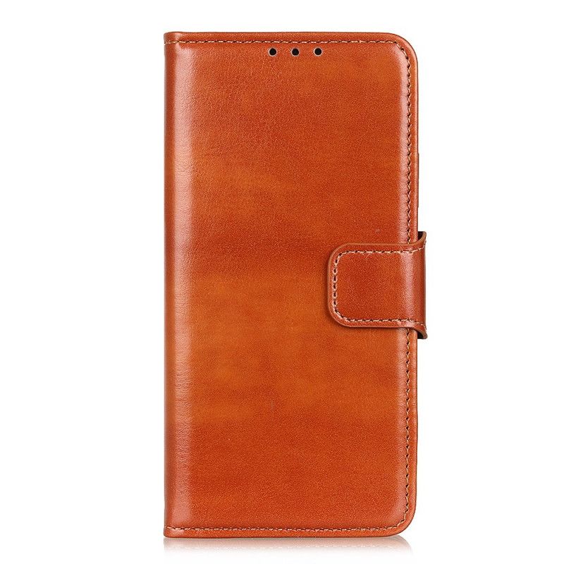 Etui Folio Sony Xperia L4 Czerwony Czarny Finezyjna Imitacja Skóry Etui Ochronne