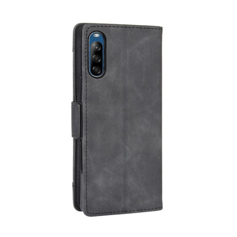 Etui Folio Sony Xperia L4 Czerwony Czarny Multikarta Pierwszej Klasy Etui Ochronne