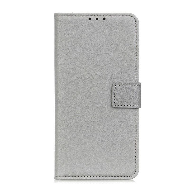 Etui Folio Sony Xperia L4 Granatowy Czarny Liczi Teksturowane Etui Ochronne