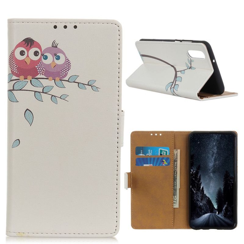 Etui Folio Sony Xperia L4 Kilka Sów Na Drzewie