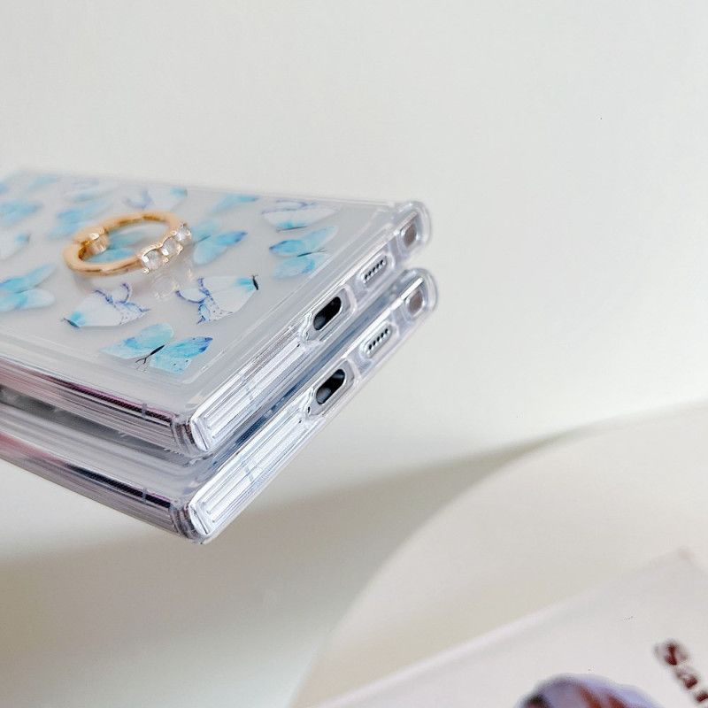 Etui Do Samsung Galaxy S25 Ultra 5g Wzorzysty Uchwyt Na Pierścionki