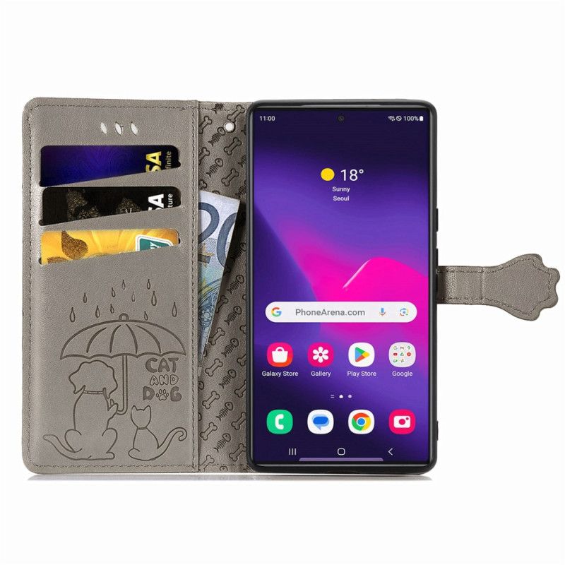 Etui Folio Do Samsung Galaxy S25 Ultra 5g Animowane Zwierzęta