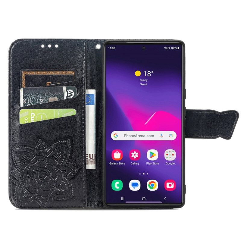Etui Folio Do Samsung Galaxy S25 Ultra 5g Barokowy Motyl