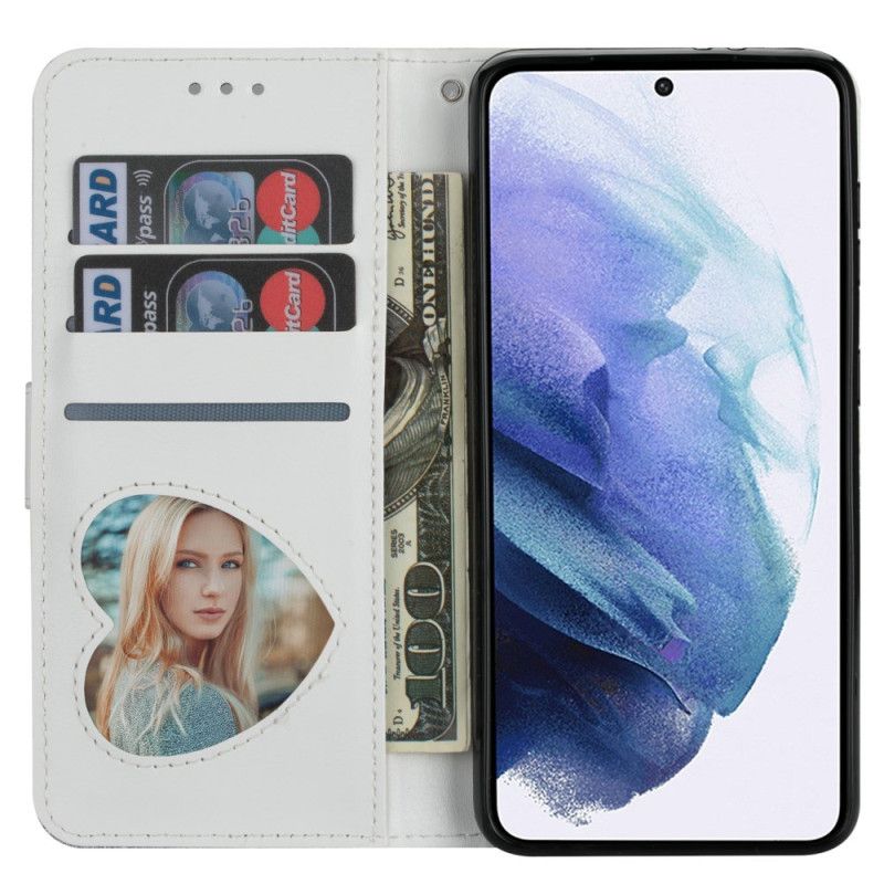 Etui Folio Do Samsung Galaxy S25 Ultra 5g Brokatowe Etui Z Paskiem