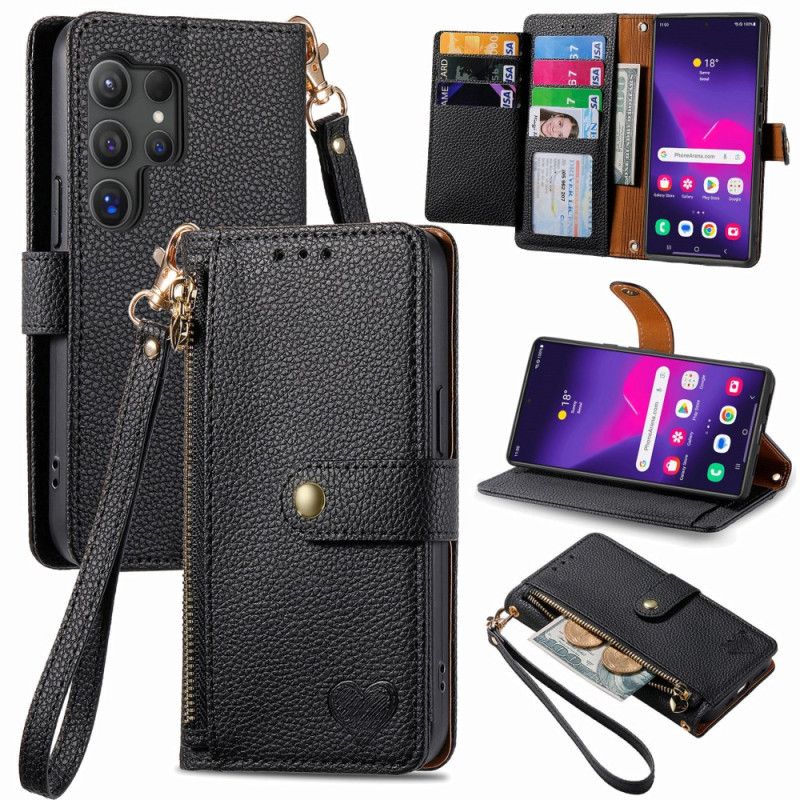 Etui Folio Samsung Galaxy S25 Ultra 5g Serce