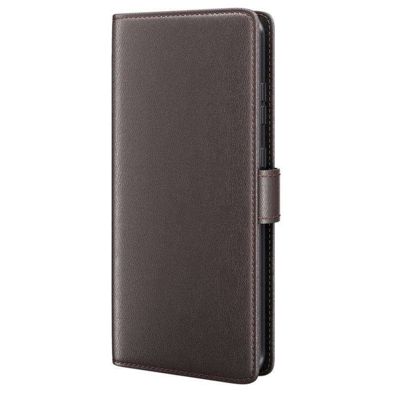 Etui Folio Samsung Galaxy S25 Ultra 5g Skóra Naturalna Etui Ochronne