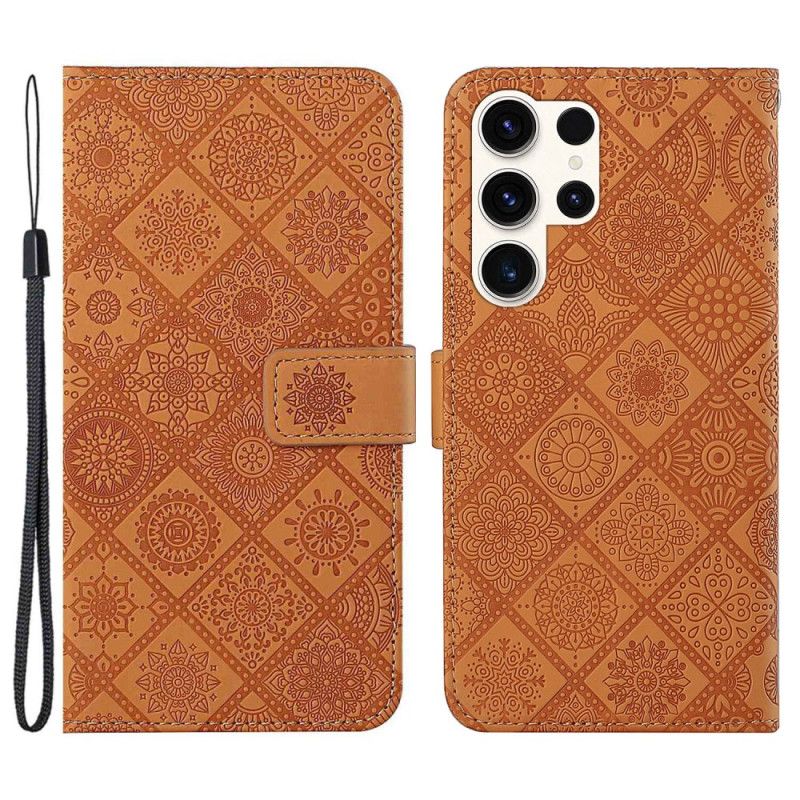 Etui Folio Samsung Galaxy S25 Ultra 5g Styl Etniczny Z Pasek