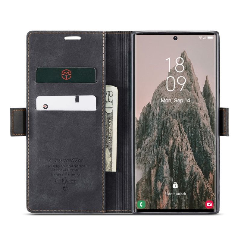 Etui Folio Samsung Galaxy S25 Ultra 5g Etui Z Efektem Zamszu Etui Ochronne