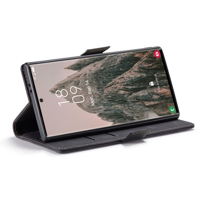 Etui Folio Samsung Galaxy S25 Ultra 5g Etui Z Efektem Zamszu Etui Ochronne