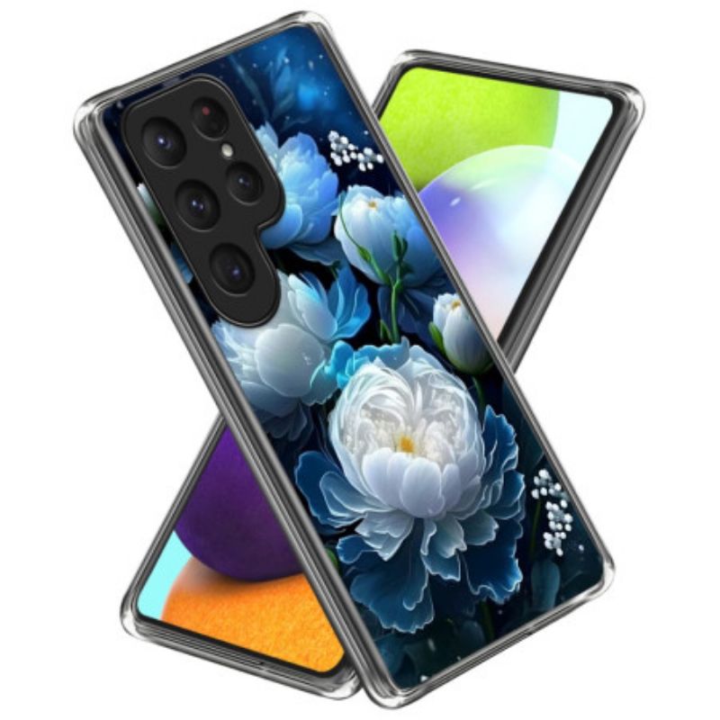 Etui Samsung Galaxy S25 Ultra 5g Biała Piwonia