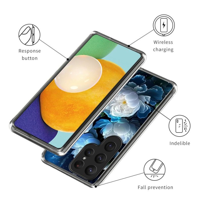 Etui Samsung Galaxy S25 Ultra 5g Biała Piwonia