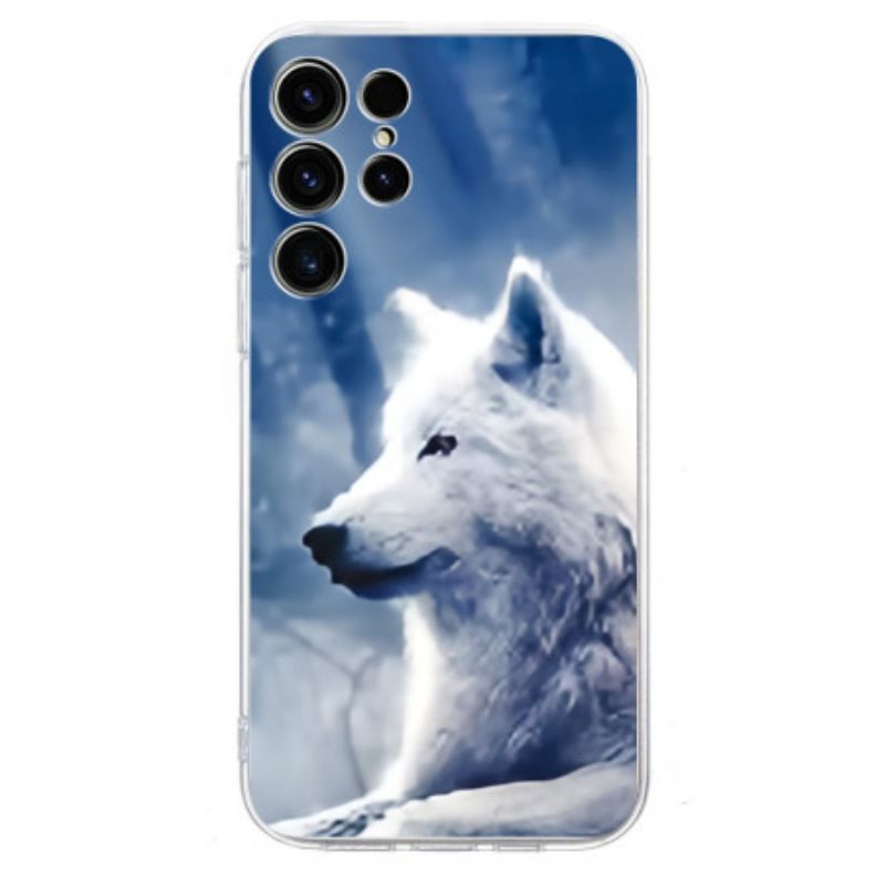 Etui Samsung Galaxy S25 Ultra 5g Biały Wilk