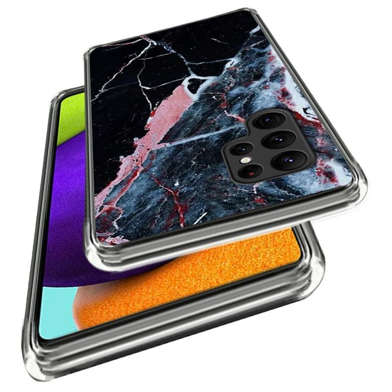 Etui Samsung Galaxy S25 Ultra 5g CZarny Marmur