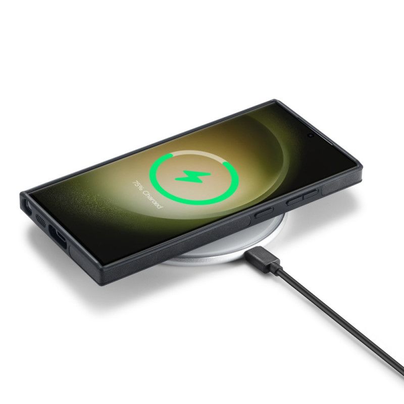 Etui Samsung Galaxy S25 Ultra 5g Dg.ming Skórzany Styl Etui Ochronne