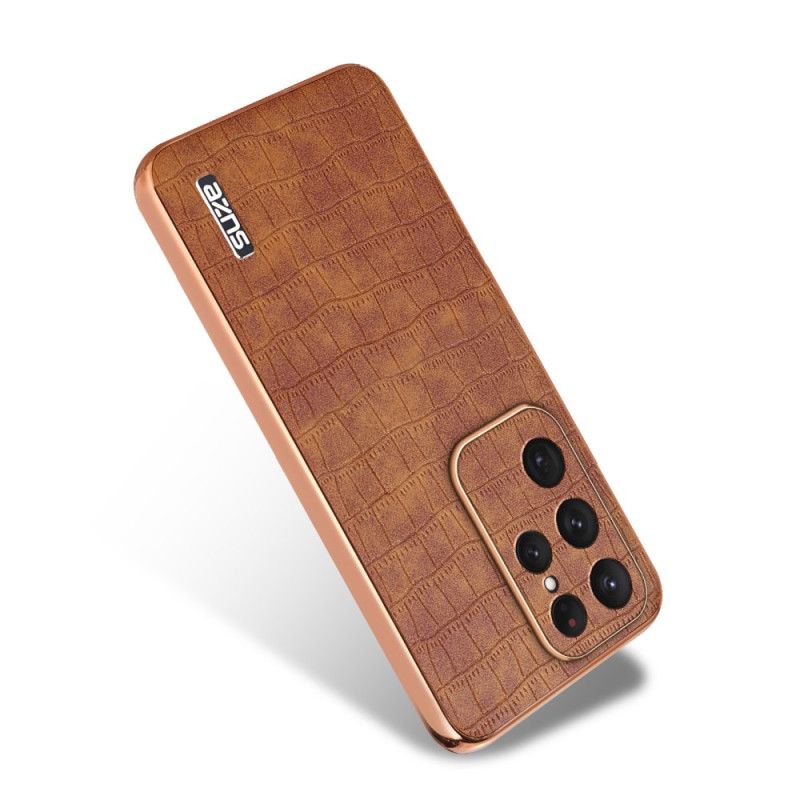 Etui Samsung Galaxy S25 Ultra 5g Efekt Krokodyla Azns Etui Ochronne