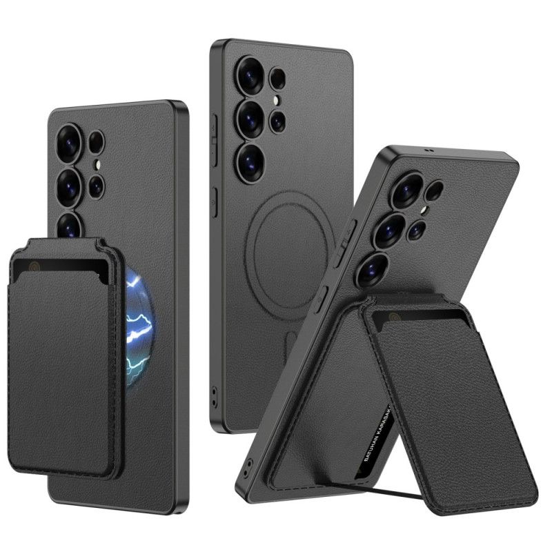 Etui Samsung Galaxy S25 Ultra 5g Kompatybilny Z Magsafe I Uchwytem Na Kartę