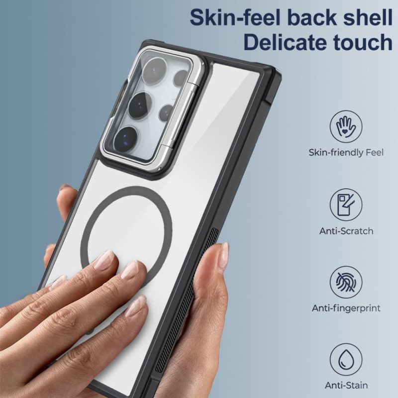 Etui Samsung Galaxy S25 Ultra 5g Kompatybilny Z Magsafe Z Wbudowaną Podstawką