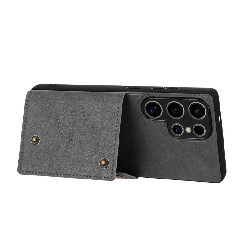 Etui Samsung Galaxy S25 Ultra 5g Etui Na Karty W Stylu Retro