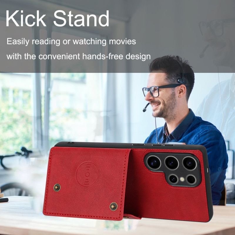 Etui Samsung Galaxy S25 Ultra 5g Etui Na Karty W Stylu Retro