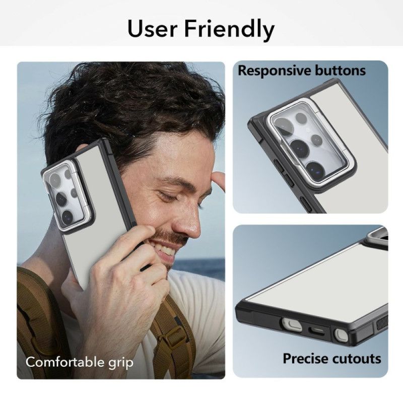 Etui Samsung Galaxy S25 Ultra 5g Osłona Obiektywu I Podstawka Etui Ochronne