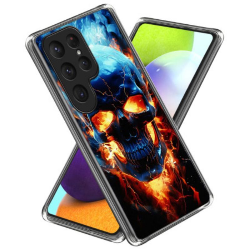 Etui Samsung Galaxy S25 Ultra 5g Płonąca CZaszka