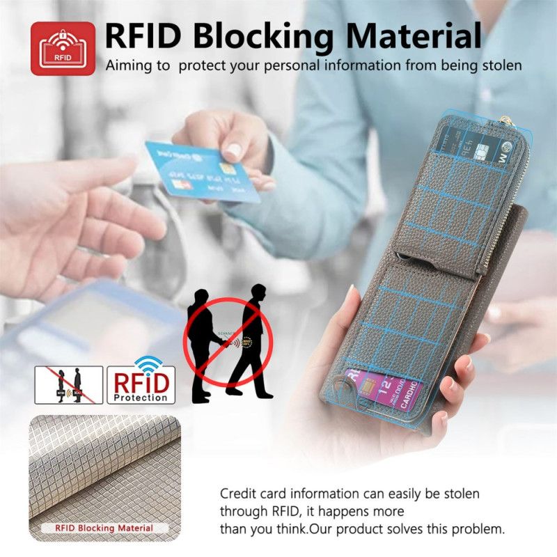 Etui Samsung Galaxy S25 Ultra 5g Portfel Ze Sztucznej Skóry