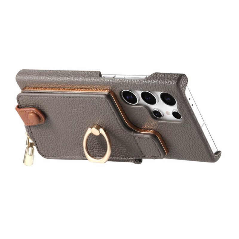 Etui Samsung Galaxy S25 Ultra 5g Portfel Ze Sztucznej Skóry