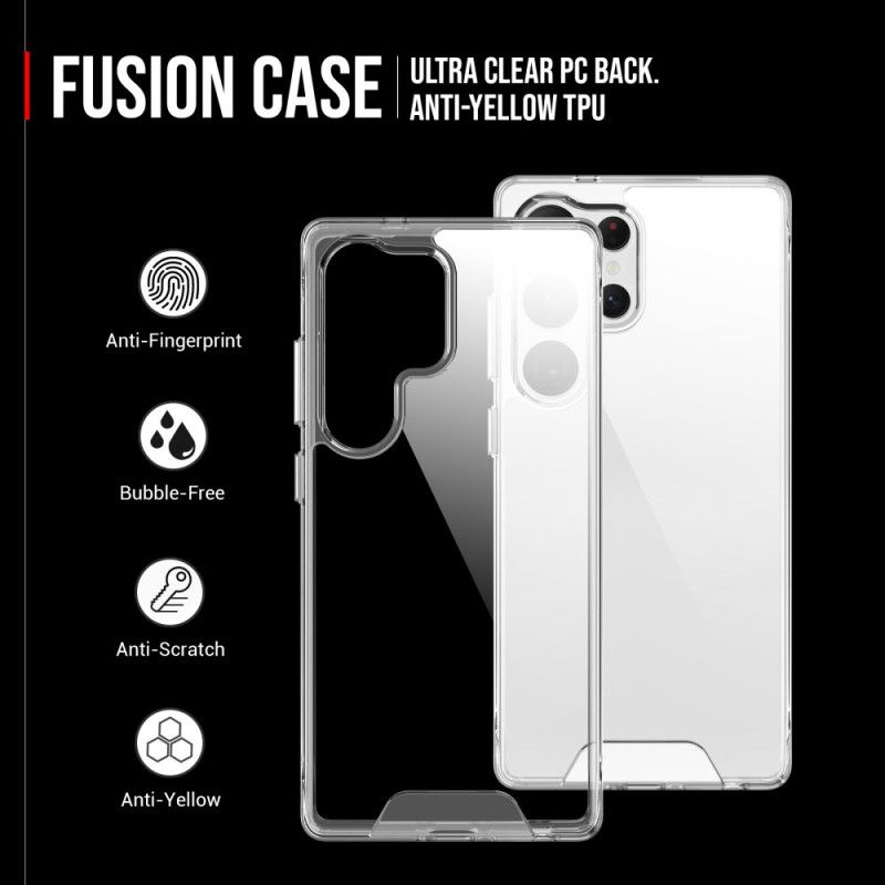 Etui Samsung Galaxy S25 Ultra 5g Przezroczysta Powłoka Fusion Etui Ochronne