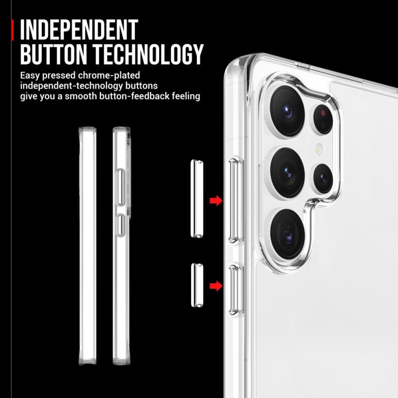 Etui Samsung Galaxy S25 Ultra 5g Przezroczysta Powłoka Fusion Etui Ochronne