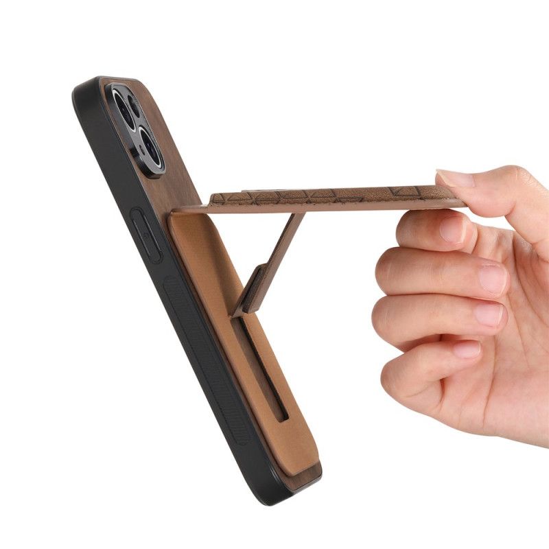 Etui Samsung Galaxy S25 Ultra 5g Uchwyt Na Karty Z Nadrukiem I Podstawka Etui Ochronne