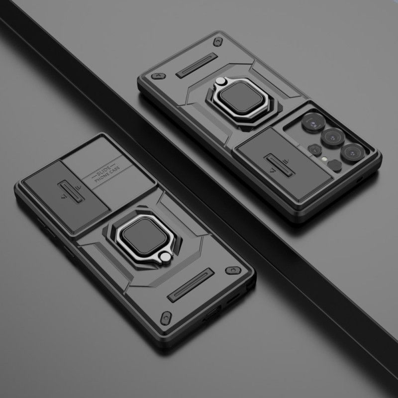 Etui Samsung Galaxy S25 Ultra 5g Wytrzymały Pierścień Z Osłoną Obiektywu
